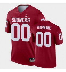 Men Women Youth Toddler Oklahoma Sooners Custom Legend Crimson Football Jersey