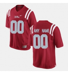 Men Women Youth Toddler Ole Miss Rebels Custom College Limited Football Red Jersey