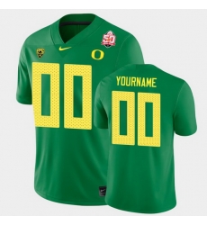 Men Women Youth Toddler Oregon Ducks Custom 2021 Fiesta Bowl Green Game Jersey 0A