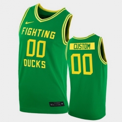 Men Women Youth Toddler Oregon Ducks Custom College Basketball Green Replica 2020 21 Jersey