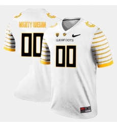 Men Women Youth Toddler Oregon Ducks Custom College Limited Football White Jersey