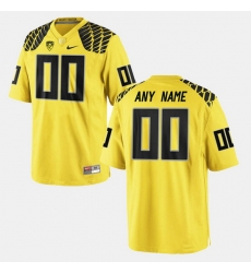 Men Women Youth Toddler Oregon Ducks Custom College Limited Football Yellow Jersey