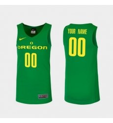 Men Women Youth Toddler Oregon Ducks Custom Green Replica College Basketball Jersey