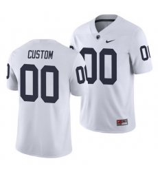 Penn State Nittany Lions custom white college football men's jersey Penn State Nittany Lions custom white college football men's jersey