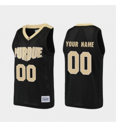 Men Women Youth Toddler Purdue Boilermakers Custom Alumni Black Basketball Jersey