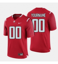 Men Women Youth Toddler Rutgers Scarlet Knights Custom College Football Red Jersey
