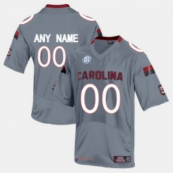 Men Women Youth Toddler South Carolina Gamecocks Custom College Limited Football Grey Jersey