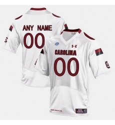 Men Women Youth Toddler South Carolina Gamecocks Custom College Limited Football White Jersey