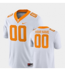 Men Women Youth Toddler Tennessee Volunteers Custom 00 White College Football 2018 Game Jersey