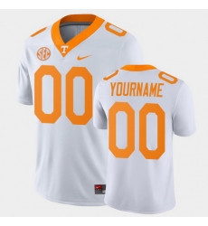 Men Women Youth Toddler Tennessee Volunteers Custom Game White College Football Jersey