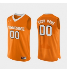 Men Women Youth Toddler Tennessee Volunteers Custom Orange Authentic Performace College Basketball Jersey