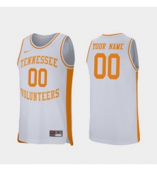 Men Women Youth Toddler Tennessee Volunteers Custom White Retro Performance College Basketball Jersey