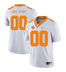 Tennessee Volunteers Whie Men's Customized Nike College Football Jersey