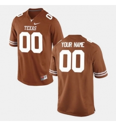 Men Women Youth Toddler Texas Longhorns Custom College Football Orange Jersey