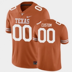Men Women Youth Toddler Texas Longhorns Custom College Football Texas Orange Game Jersey