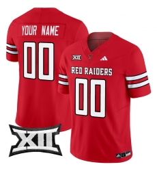 Men Women Youth Texas Tech Red Raiders 2024 Vapor Limited Custom Jersey All Stitched Red