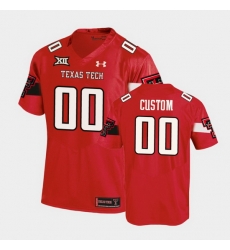 Men Women Youth Toddler Texas Tech Red Raiders Custom Replica Red Football Team Jersey