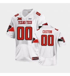 Men Women Youth Toddler Texas Tech Red Raiders Custom Replica White Football Team Jersey