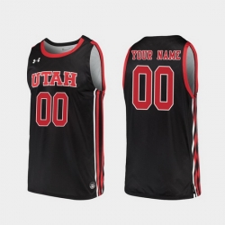 Men Women Youth Toddler Utah Utes Custom Replica Black College Basketball 2019 20 Jersey