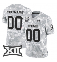 Men Women Youth Utah Utes 2024 Salute to Service Vapor Limited Custom Jersey Arctic Camo All Stitched