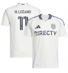 Mens San Diego FC Hirving Lozano adidas White 2025 Woven Into One Replica Player Jersey
