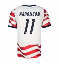 USA 2026 FIFA World Cup Soccer White Jersey Set ( Have Shorts ) Brenden Aaronson #11 USA 2026 FIFA World Cup Soccer White Jersey Set ( Have Shorts ) Brenden Aaronson #11