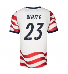 USA 2026 FIFA World Cup Soccer White Jersey Set ( Have Shorts ) Brian White #23 USA 2026 FIFA World Cup Soccer White Jersey Set ( Have Shorts ) Brian White #23
