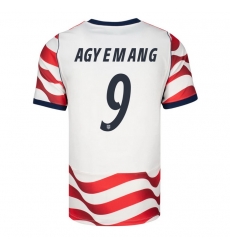 USA 2026 FIFA World Cup Soccer White Jersey Set ( Have Shorts ) Patrick Agyemang #9 USA 2026 FIFA World Cup Soccer White Jersey Set ( Have Shorts ) Patrick Agyemang #9