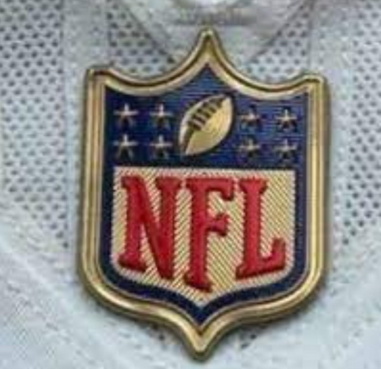 Men Cleveland Browns Gold NFL Logo Patch Biaog